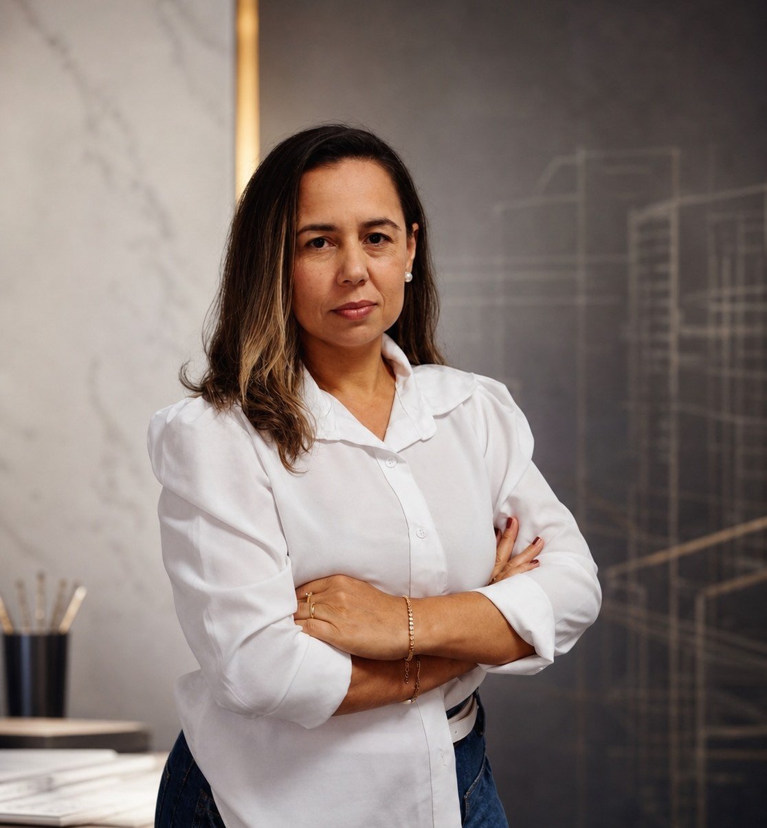 Helen Simões, técnica em edificações